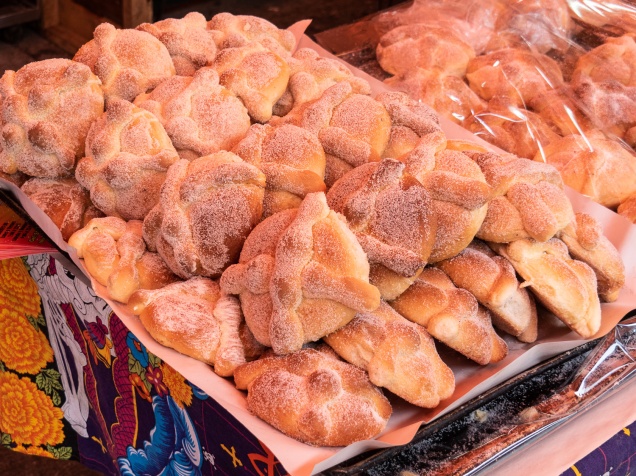 Pan de Muerto (sweet Day of the Dead bread)