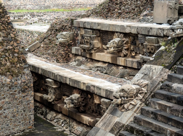 Temple of Quetzalcóatl.